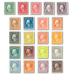 US #498-518