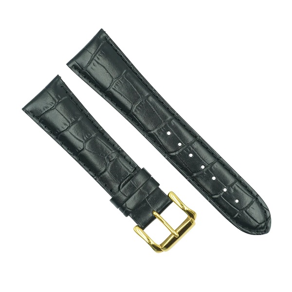Citizen - 22mm Black Leather Watch Strap CTE1002