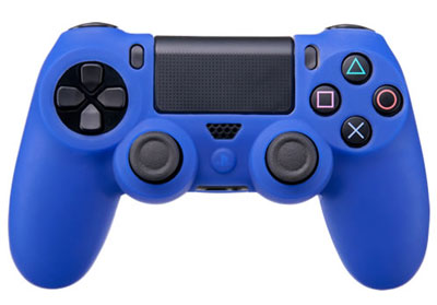 PS4 CYBER Controller Silicone Cover (Blue)