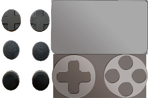 PS4 Play Up Button Set (Black)