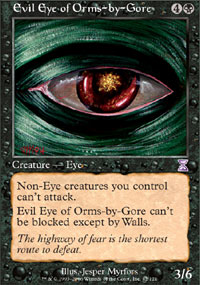 Evil Eye of Orms-by-Gore - Foil