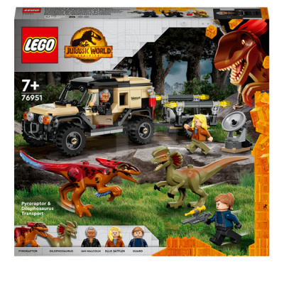 LEGO 76951 Pyroraptor & Dilophosaurus Transport