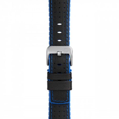 Damasko - Leather Rubber Strap Robby/Blue Stitching