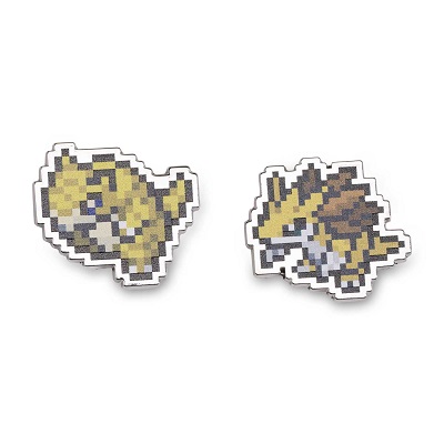 Sandshrew & Sandslash Pokémon Pixel Pins (2-Pack)
