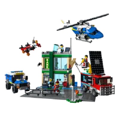 Lego Police Chase at the Bank