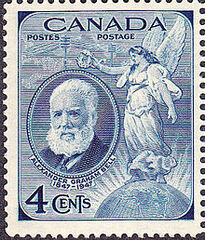 Alexander Graham Bell commemorative issue of 1947