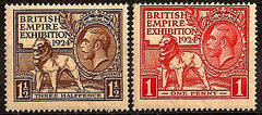 First UK commemorative stamps Issue of 1924
