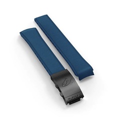Doxa - SUB 300 Carbon Rubber Strap With Folding Clasp, Navy Blue