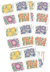 2022 Mountain Flora Flowers, Garden, Love, Forever First Class Postage Stamps