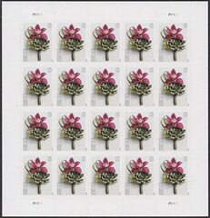 Contemporary Boutonniere Sheet of 20 Forever Postage Wedding Stamps Scott 5457
