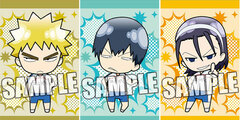 Yowamushi Pedal - 3 Mini Memo Pads Set: Fukutomi, Arakita, Toudou
