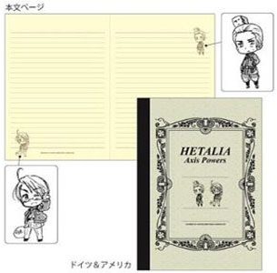 Hetalia - A5 Notebook: Germany & America