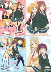 Sakura Trick - Clear File Haruka & Yu/ Kotone & Shizuku Set