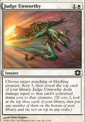 Judge Unworthy - Foil