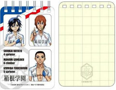 Yowamushi Pedal - B8 Spiral Memo Pad: Shinkai, Manami, Izumida