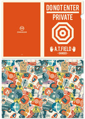 Evangelion Clear File Set B: A.T. Field & Patterned Design