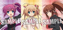 TV Anime Little Busters! Refrain - 3 Mini Memo Pads Set: Rin, Komari, Haruka