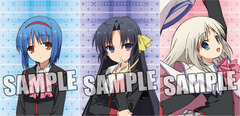 TV Anime Little Busters! Refrain - 3 Mini Memo Pads Set: Kud, Yuiko, Mio