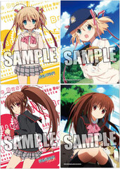 TV Anime Little Busters! Refrain - 2 Clear File Set: Rin & Komari