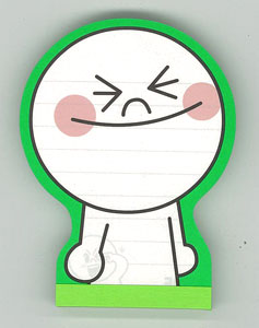 LINE Stationery - Diecut Memo A (Moon)