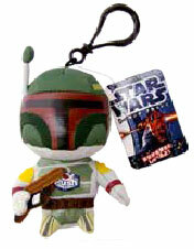 Star Wars - Talking Plush S Size with Keychain - Boba Fett