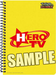 TV Anime TIGER & BUNNY - A6 Ring Notebook: HERO TV