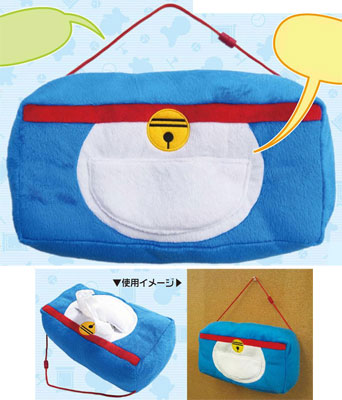 Doraemon Plush Tissue Cover