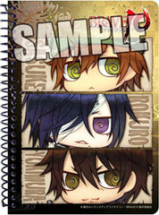 TV Anime BRAVE 10 - A6 Ring Notebook: Chimi Ver. Sasuke & Rokurou & Yukimura