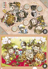 Mini Chara Samurai Warriors - Saijiki Clear File: Troubled Time Arc/ Family Toyotomi's Flower Banquet