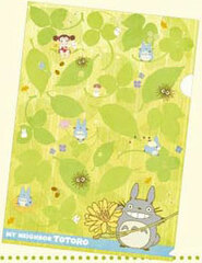 Studio Ghibli A4 Clear File - My Neighbor Totoro: Leaves