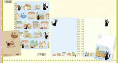 Studio Ghibli - Kiki's Delivery Service A5 Ring Notebook (w/Clear File): Town of Koriko