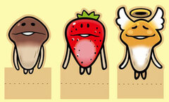 Touch Detective Mushroom Garden - Keyboard Memo Paper B Set