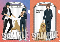 The New Prince of Tennis - 3 Clear Files Set [PRINCE&DOGS!] Ryoma & RYoga, Fuji