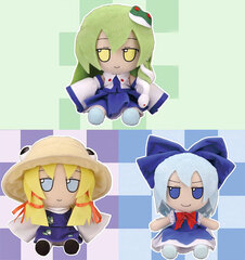 Touhou Plush Series - Sanae Kochiya & Cirno & Suwako Moriya Set