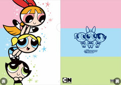 The Powerpuff Girls - Clear File: Stripe