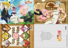 The Seven Deadly Sins - 2 Clear Files Set (A, B)