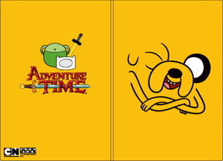 Adventure Time - Notebook Cover: Jake Design