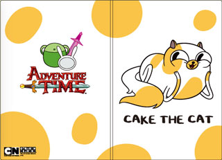 Adventure Time - Notebook Cover: Cake Design