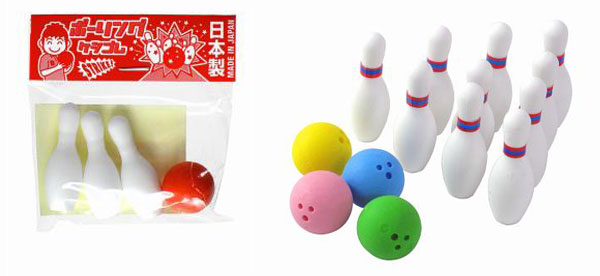 Bowling Erasers (Set of 60)