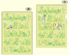 My Neighbor Totoro - A4 Clear File: Flowers & Grass