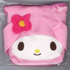 My Melody - Plush Face Series Drawstring Bag MM-564