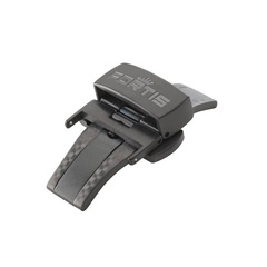 Fortis - Black PVD Coated Stainless Steel Folding Clasp For Leather Straps