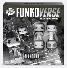 Pop! Funkoverse Strategy Game: Universal Monsters 100 4-PACK