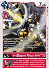 MetalGreymon: Alterous Mode - P-072 - P - Foil