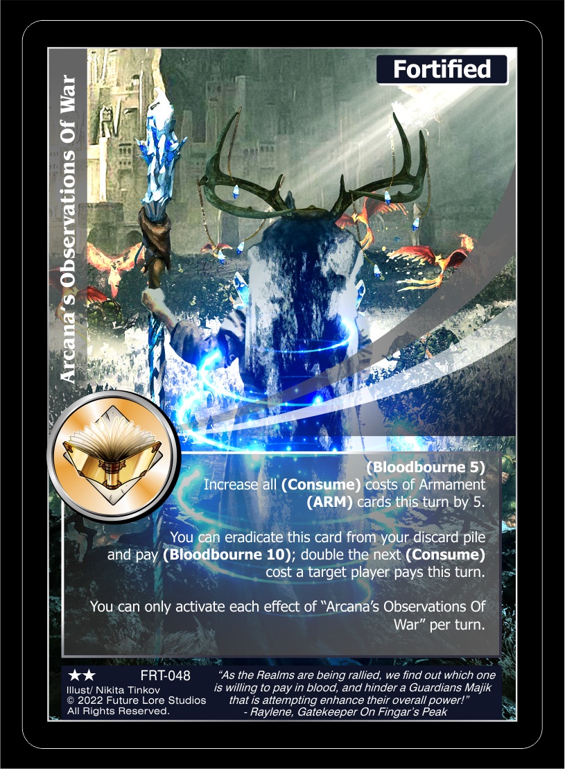 Arcanas Observations Of War
