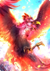 Sh'Lara, The Mystic Fire Phoenix [Full Foil Art]