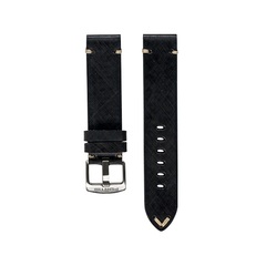 Fortis - Black Vintage Leather Strap | 20MM