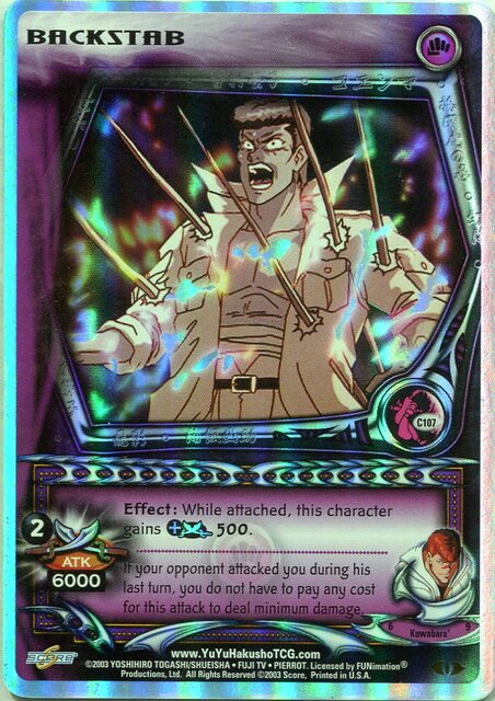 Backstab - C107 - Foil - 1st Edition