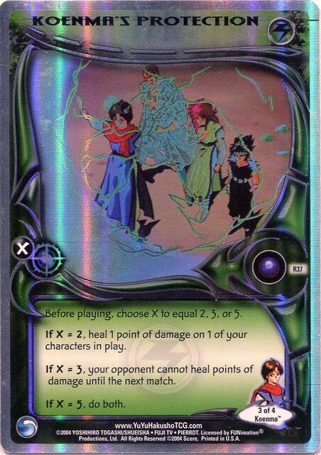 Koenmas Protection - R37 - 1st Edition - Foil