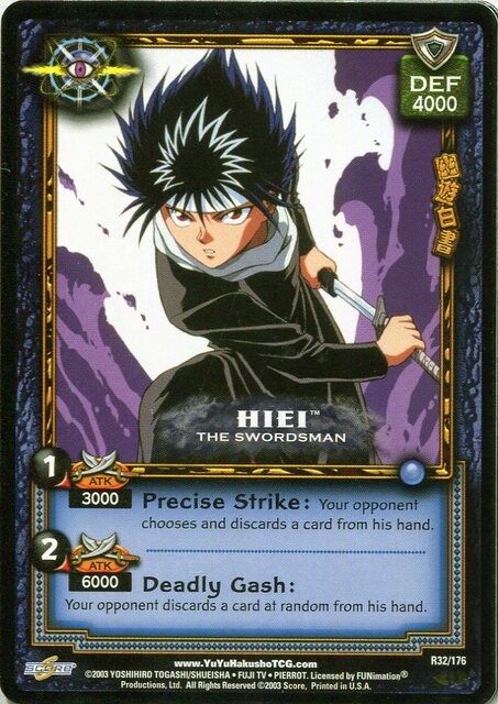 Hiei, the Swordsman - R32/176 - 1st Edition